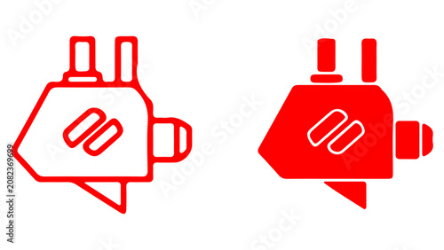 plug icon simple icon. Vector ICON all icon Viktor.
