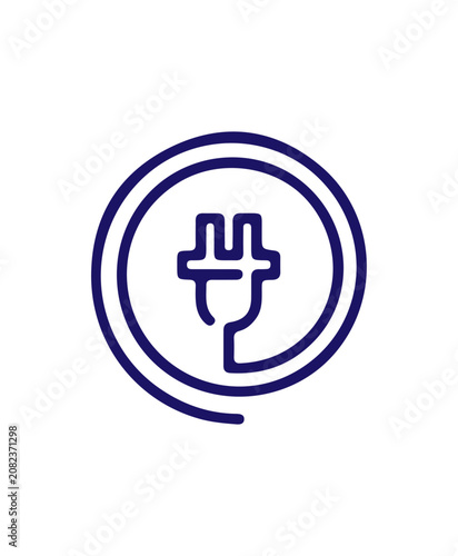 plug  simple icon. Vector ICON all icon Viktor	