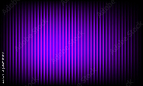 Vibrant Purple Vertical Stripes with Gradient Glow Background abstract