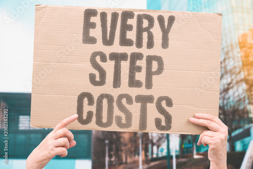 Photos "Every step costs" Movement requires more energy and water