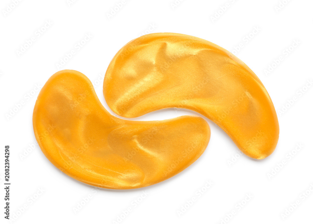Obraz premium Under eye patches isolated on white, top view