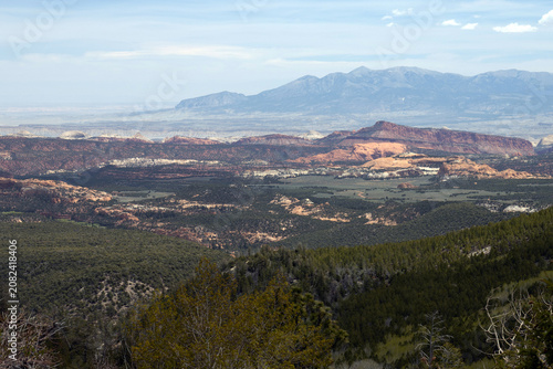 Atmospheric morning light on Capitol Reef National Park as seen from 9,000’ Boulder Mountain and Utah's Scenic Byway 12