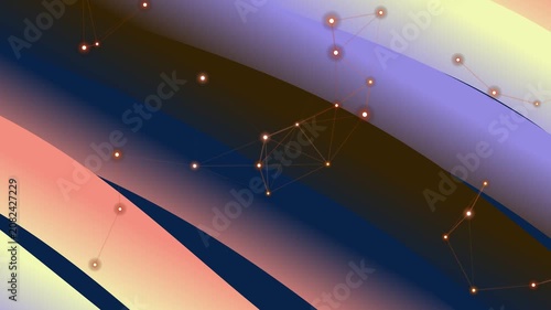 Abstract Linked Dots.