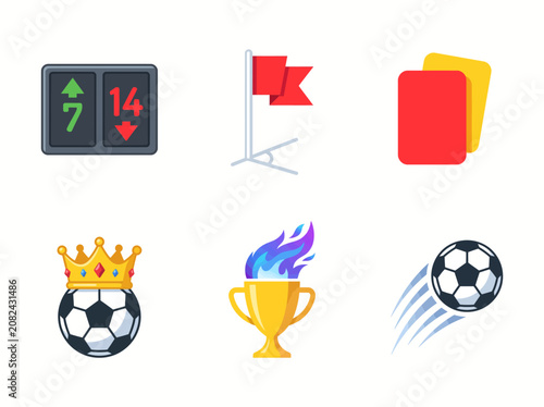 Foto Soccer substitution board icon, football fourth official digital player change display vector illustration