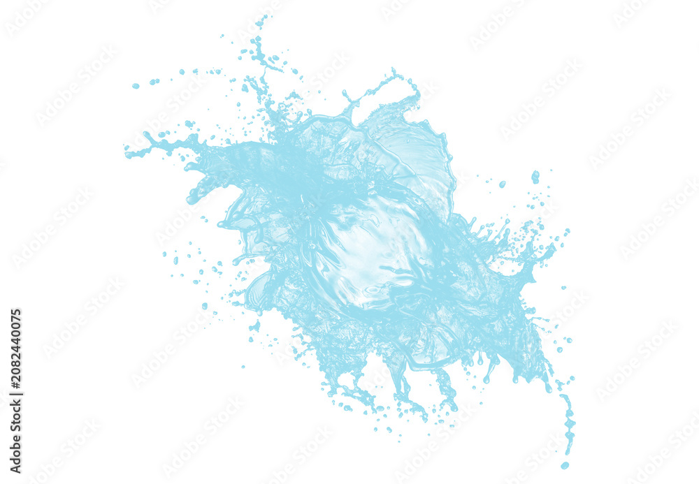 Obraz premium Blue water splash 