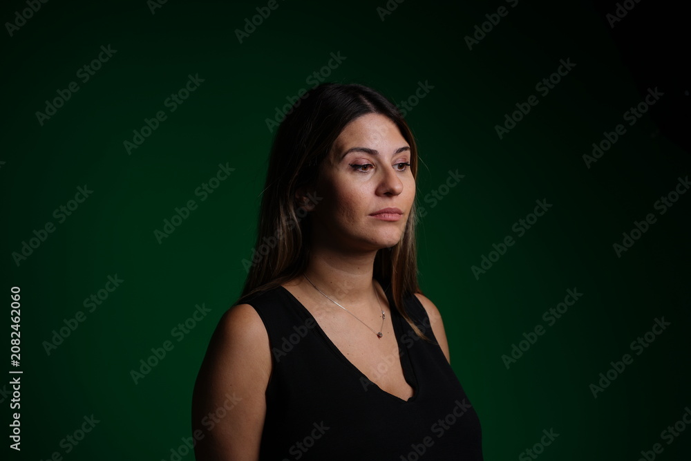 Fototapeta premium Real people expressing a range of human emotions, including thinking, success, confusion, surprise, madness, happiness, joy