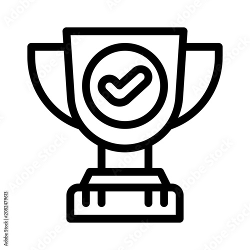 Success line icon