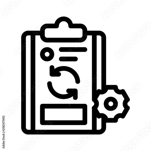 Project line icon