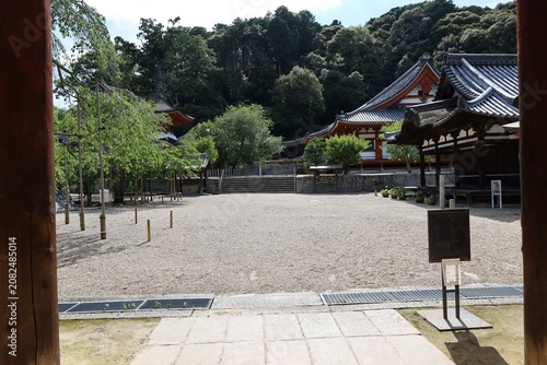 Photography A Japanese temple : a scene of the precincts of Kongo-ji Temple in Kawachinagano