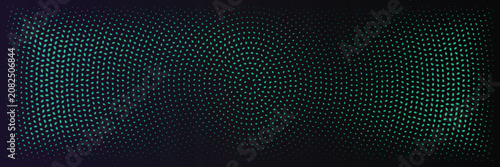 Dark abstract teal dotted digital noise background with abstract, background