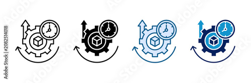 Konstfotografi Utilization Icon Set Multiple Style Collection