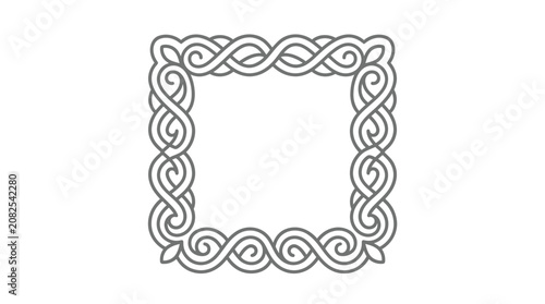 Canvastavla Celtic knotwork square frame border.