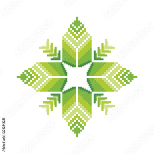 Hand drawn, Traditional ethnic textile motif.