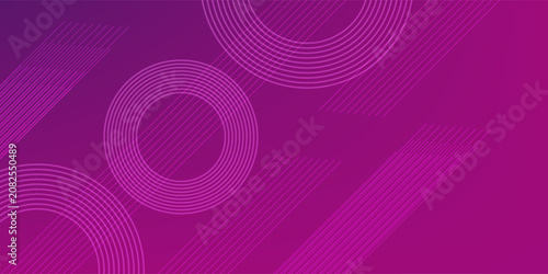 Futuristic digital technology backdrop with vibrant magenta linear patterns