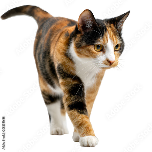 cat isolated on white background