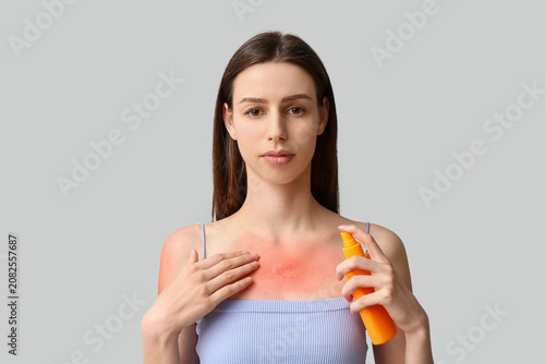 Beautiful young woman with ...