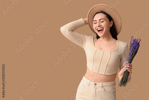 Beautiful happy young woman...