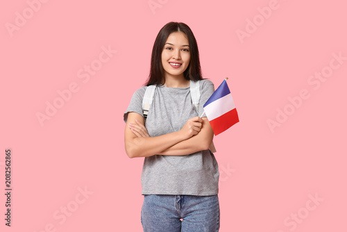 Female student with French ...