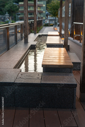 道後温泉　空の散歩道の足湯
