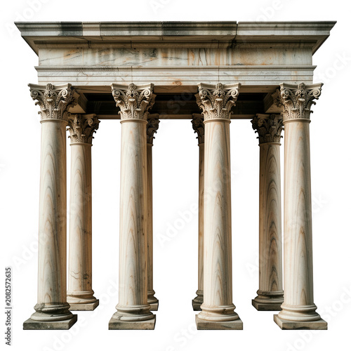 Marble Columns Classical Architecture Transparent Background