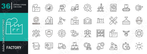 Fotografie Factory icon set