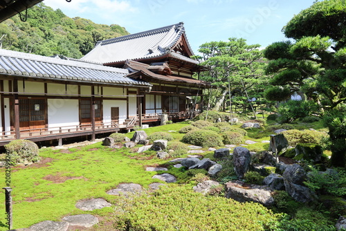 Принти на полотні A Japanese temple : a scene of the precincts of Kongo-ji Temple in Kawachinagano