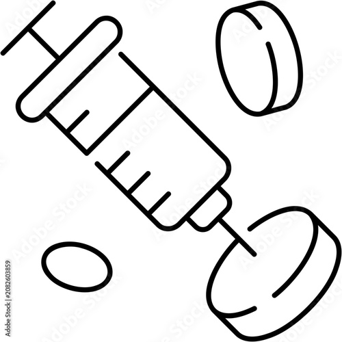 Konstfotografi Line Art Stimulus Icon