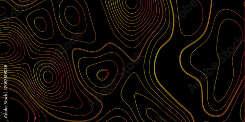 Abstract topographic contour map and geographic mountain relief background design. Topographic white and gery wavey contour line style map white background. . Geographic mountain relief. 