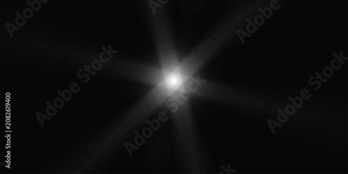 White bright star on transparent background. Black Transparent shine gradient glitter. Sparkling White Starburst Glow Effect Transparent Vector. Glow light effect. Star burst with sparkles. 