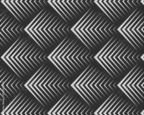 Dynamic Halftone Monochrome Dot Texture Pattern with Abstract Geometric Arrows for Modern Backgrounds and Graphic Design Elements