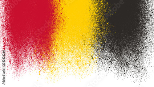 Belgium Flag Spray Paint Texture Overlay PNG, Black Yellow Red Grunge Airbrush Effect, Isolated Transparent Background for Belgian National Day, Sports Fans and Travel Design