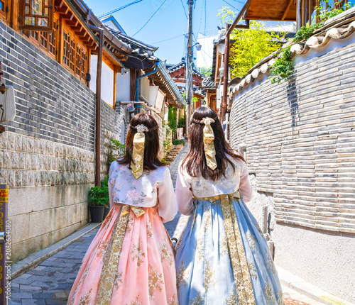 韓国旅行・韓服・女子旅　北村韓屋村