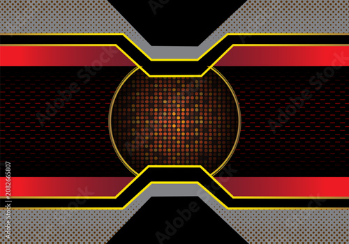 abstract background with red stars