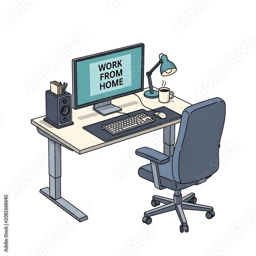 Modern Home Office Setup for Remote Work and Productivity