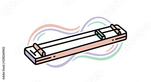 Japanese Koto Harp Illustration