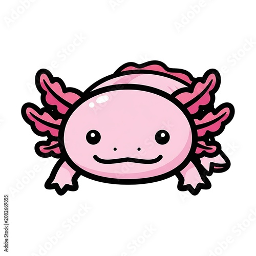 Pink piggy bank with curly tail and coins.