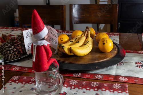 Festive Christmas Elf Figure Holiday Decoration