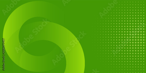 Premium green backgrounds. abstract 3d circle vector