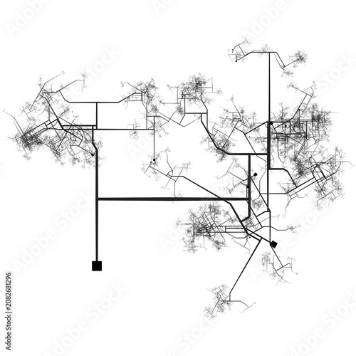 Schilderij op canvas Downtown Revitalization Initiative Economic Development Zone Analysis