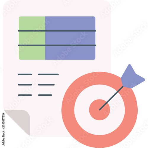 Bild auf Leinwand Accuracy Illustration