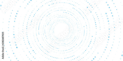 Blue Medical Plus Symbols Pattern. Math Design Elements Background. Medical Tech Background. Abstract Digital Circles of Plus Signs. Vector Illustration.