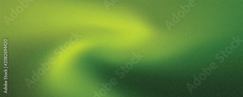 Abstract chartreuse lime green background. Ombre gradient colors. Bright and vibrant electric neon acid light shades. Grunge vector with grainy noise.