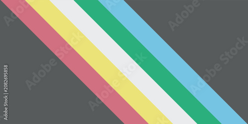 Bild auf Leinwand Disability pride flag
