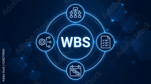 WBS acronym. Work Breakdown Structure (WBS) is a hierarchical decomposition of a project into smaller, more manageable components, aiding in project planning and execution