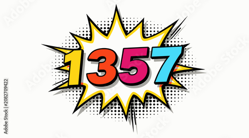 colorful comic number 1357