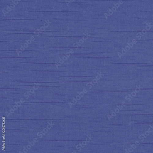 Obraz na plátně Blue textured fabric background with subtle horizontal lines