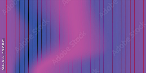 Tableau sur toile The stripes alternate between a vivid purple and a deep blue, creating a strong contrast