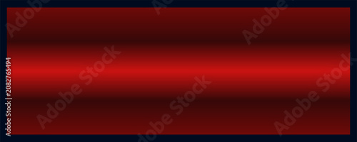 Red metallic gradient. Metallic polished glossy abstract background. The texture of the smooth foil, metal surface. Vector EPS 10.