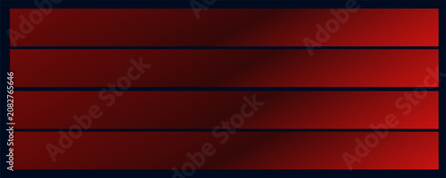 Red metallic gradient. Metallic polished glossy abstract background. The texture of the smooth foil, metal surface. Vector EPS 10.