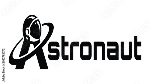 Canvastavla Astronaut logo typography incorporates a helmeted figure orbiting the letter A in a modern style